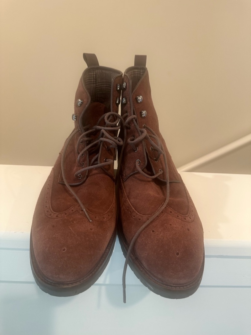 Cole Haan Brown Suede Chukka Boots